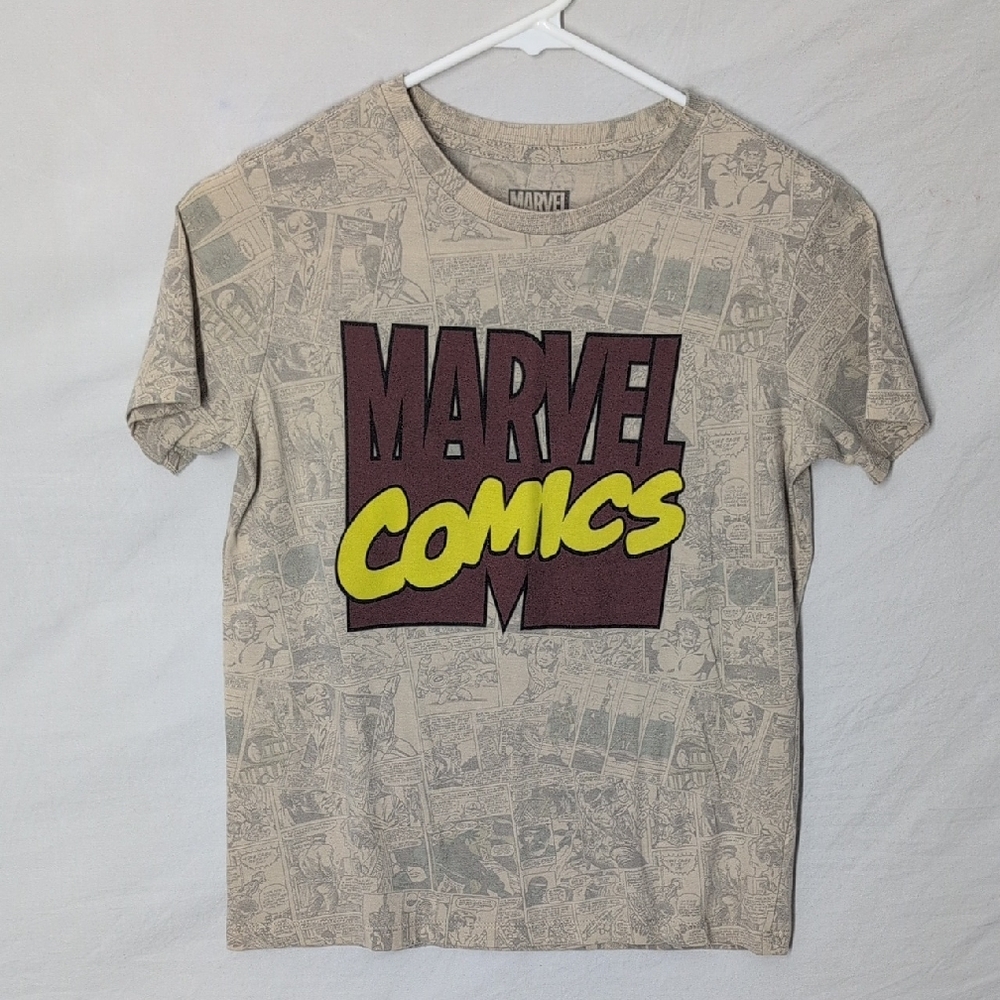 Marvel Kids Tan Graphic Tee